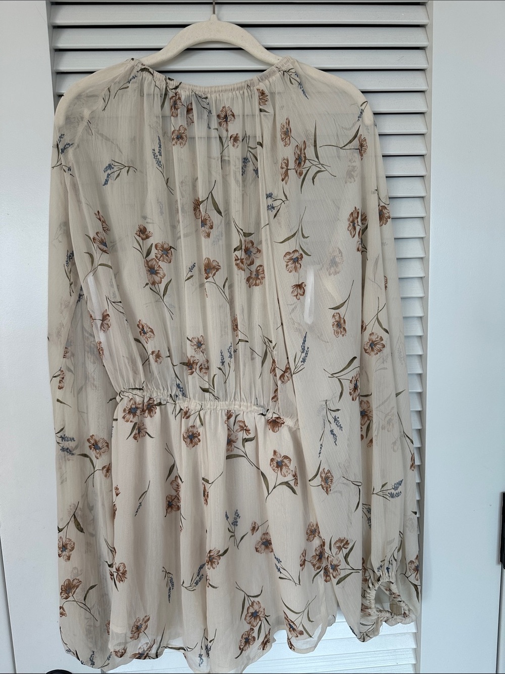 Sabo Floral Cream Boho Playsuit Romper - Picture 5 of 5